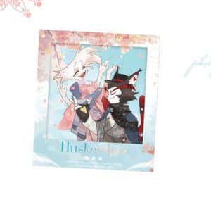 [Hazbin Hotel]Angel and Husk PVC Polaroid Photo