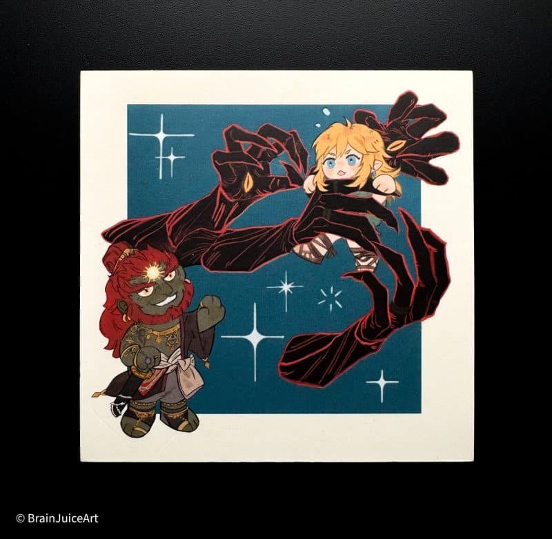 [Tears of the Kingdom] Ganon & Link | ganlink Small Postcard