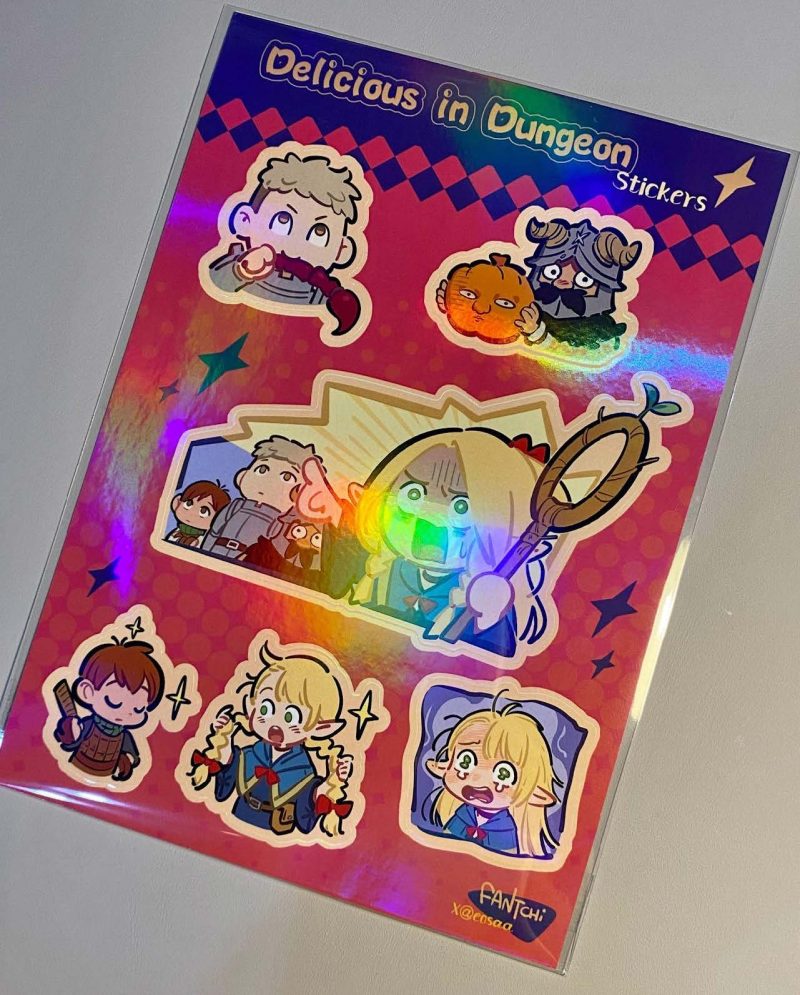 [Delicious In Dungeon] Square Stickers