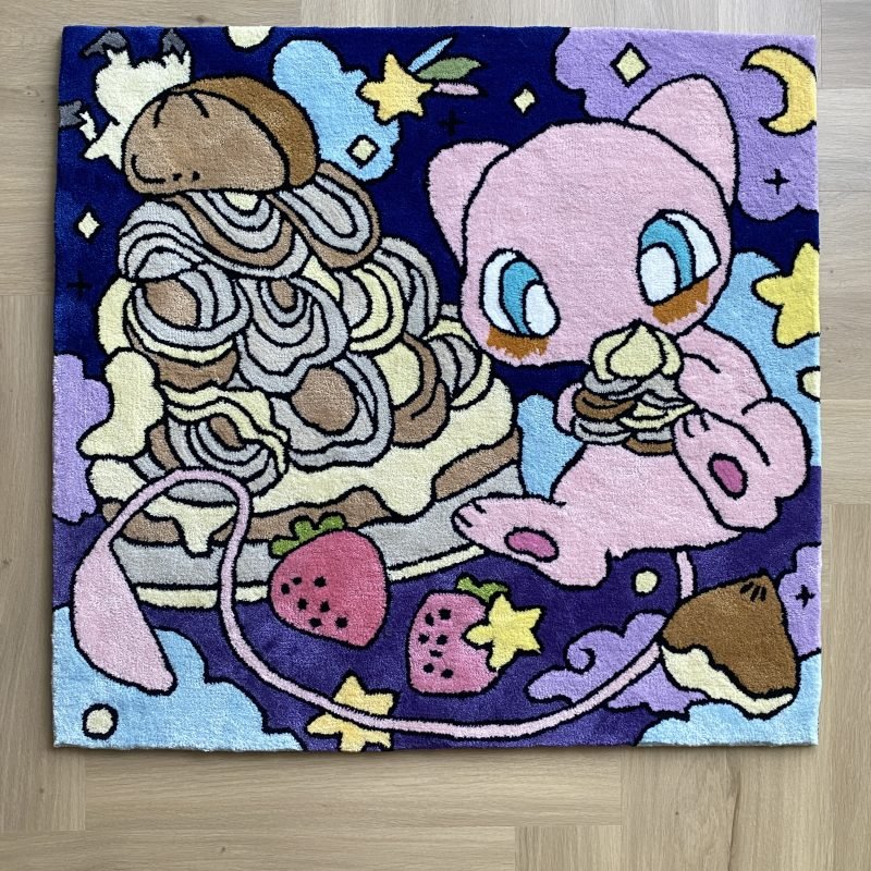 PREORDER Pokémon Inspired Tufted Rug 100x100cm